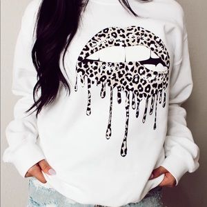 Bite my lip sweatshirt